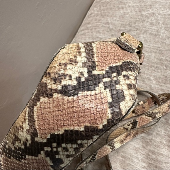 Madewell Leather Embossed Snakeskin Transport Camera Crossbody Bag NWOT #MW1 - Picture 10 of 17